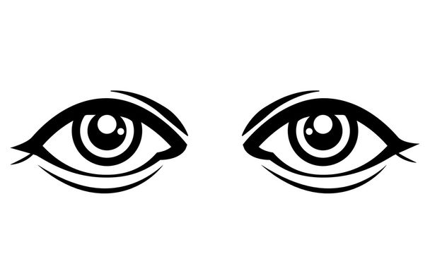 目の設計 - ベクター画像