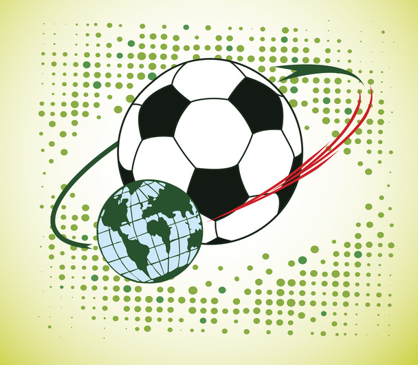 Футбольная орбита
 - Вектор,изображение