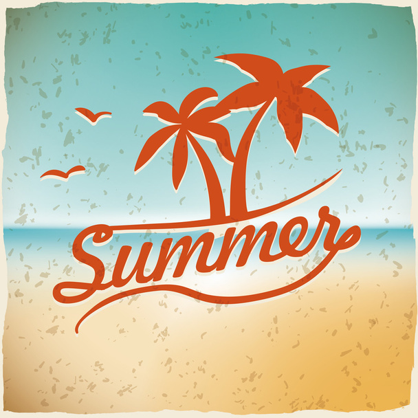 Summer time design. - Vector, afbeelding