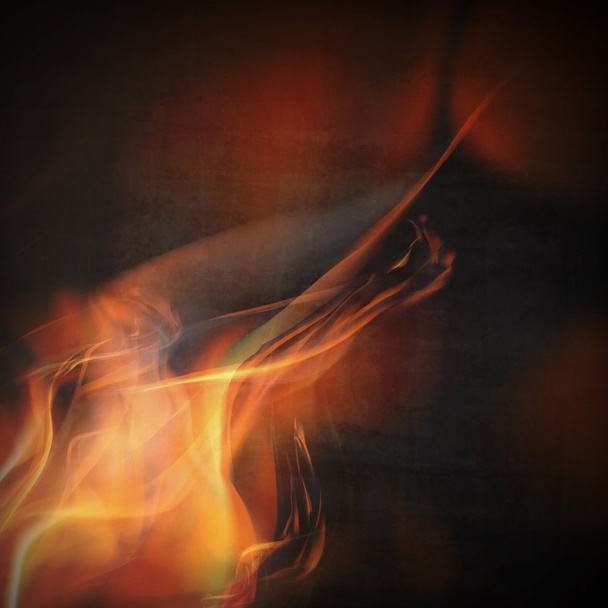 Llamas de fuego abstractas
  - Vector, Imagen