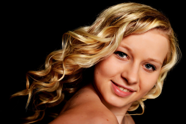 Portrait of young blonde woman - Photo, Image