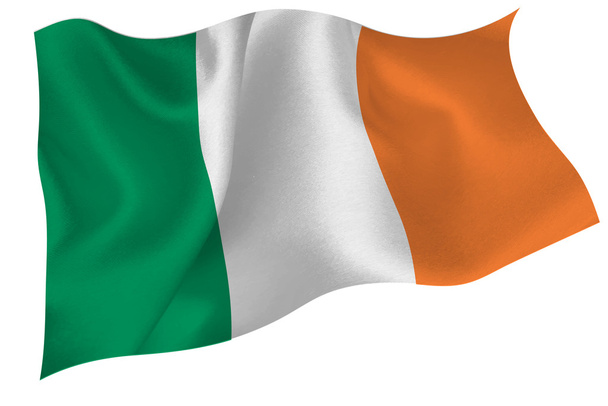 Прапор прапор Ірландії
 - Вектор, зображення