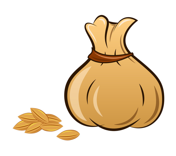 sack of grain - Вектор,изображение