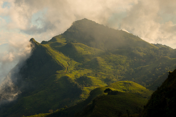 パンガン唐の崖の上の光 - 写真・画像
