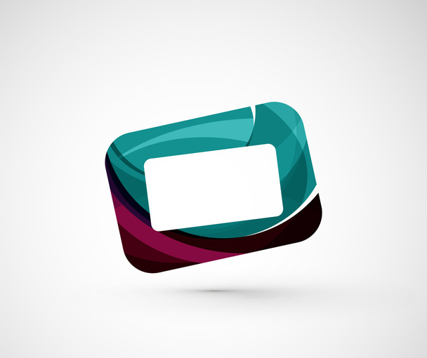 abstracte geometrische bedrijf logo frame, - Vector, afbeelding