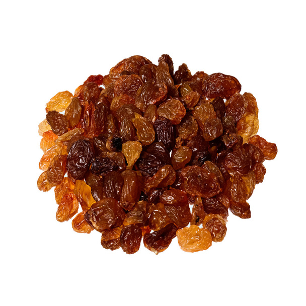 Pile of raisins isolated on white. - Photo, Image
