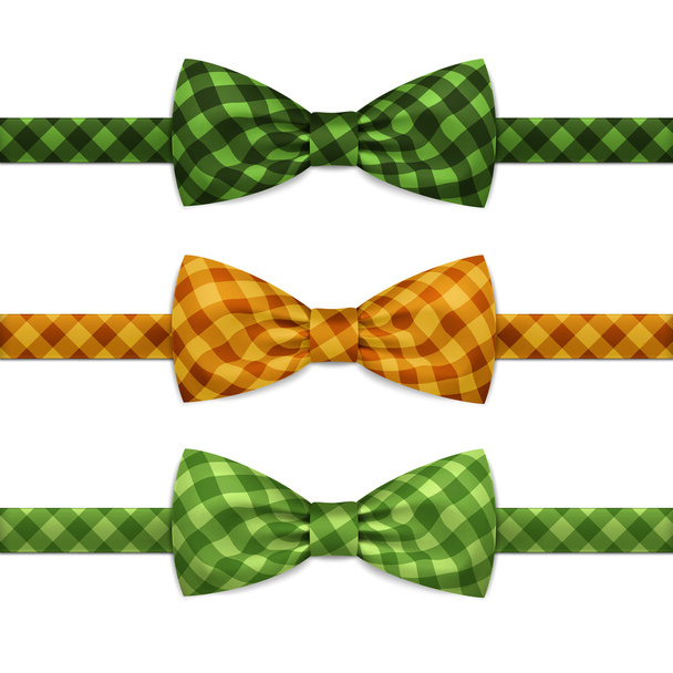 Conjunto de corbata de arco vectorial aislado en blanco
 - Vector, Imagen