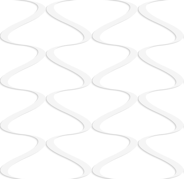 Paper white mirrored waves - Vektor, kép