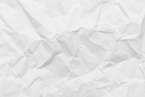 White crumpled paper sheet - Foto, afbeelding