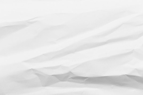 White crumpled paper sheet - Fotó, kép