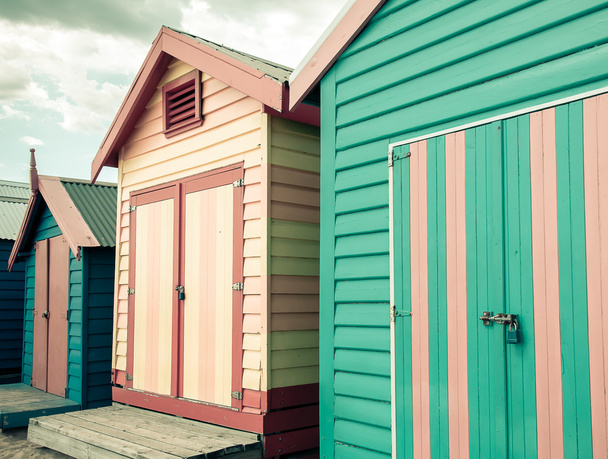 Maisons de baignade à Brighton Beach, Australie
 - Photo, image