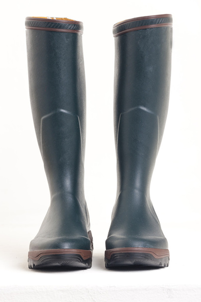 green rubber boots - Photo, Image