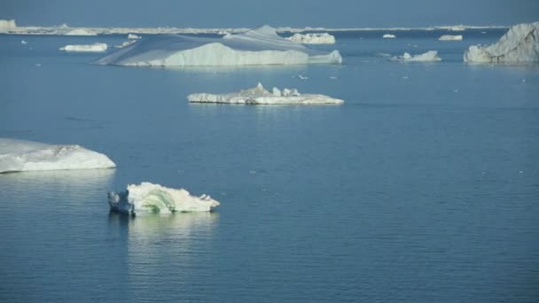 Puerto de Ilulissat y bahía de Disko y glaciar
 - Metraje, vídeo