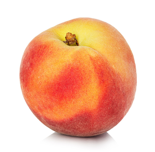 Peach isolated on white background - Photo, image
