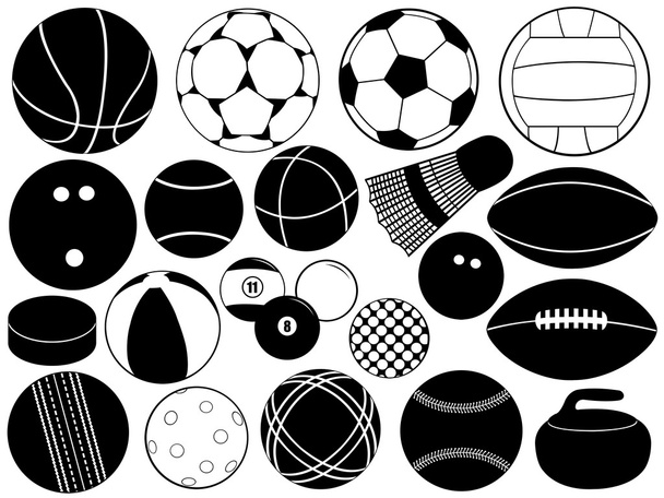 Diferentes bolas juego
 - Vector, Imagen