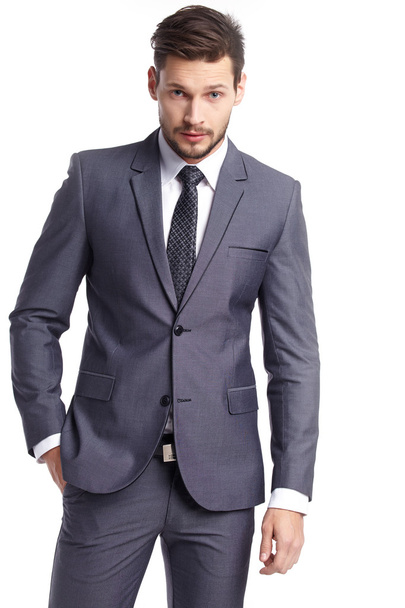 handsome businessman in suit - Foto, Imagem