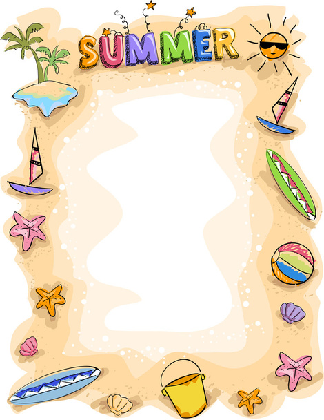 Літній Doodle фону
 - Фото, зображення