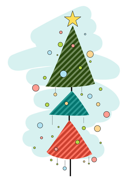Weihnachtsbaumdesign - Foto, Bild