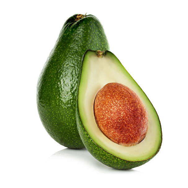 Свежий авокадо изолирован на белом
 - Фото, изображение