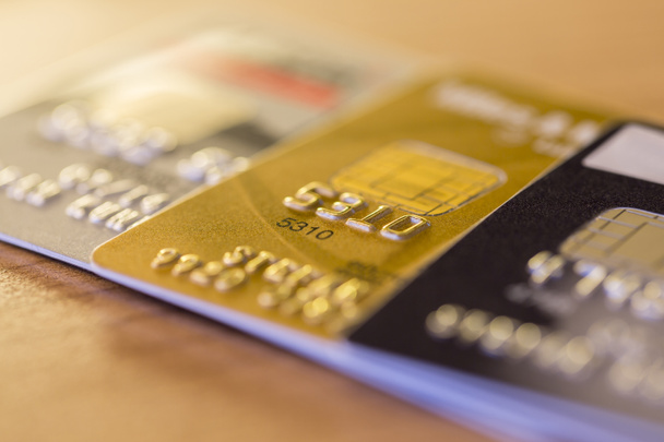 linha de cartões de crédito
 - Foto, Imagem