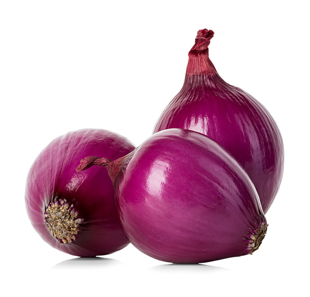 Red onion isolated on white background - Photo, Image
