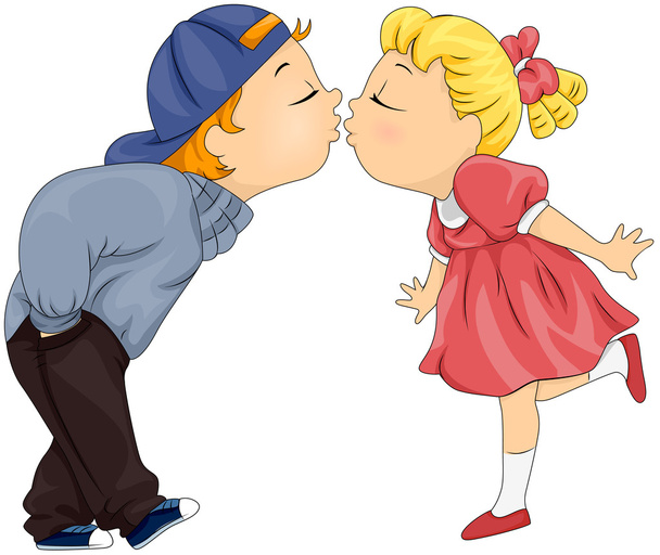 całowanie dzieci - Zdjęcie, obraz