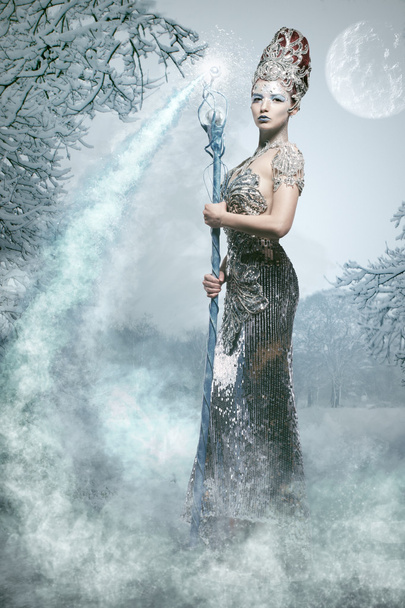 Snow sorceress - Photo, Image