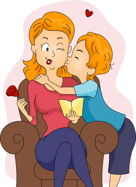 Beijo Dia das Mães
 - Foto, Imagem