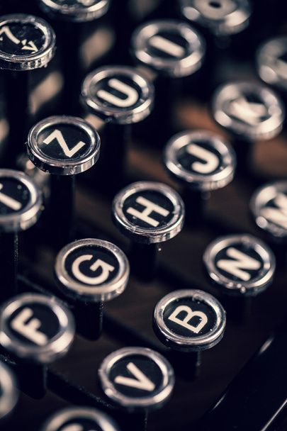 Detail of old typewriter - Fotografie, Obrázek