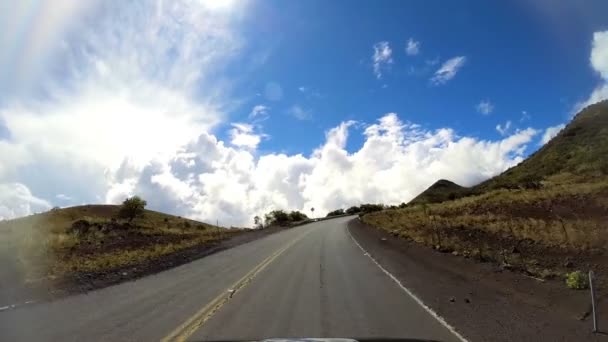condução Mt Mauna Kea estrada da montanha
 - Filmagem, Vídeo