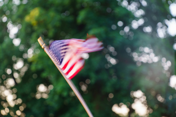 american flag on background - Valokuva, kuva