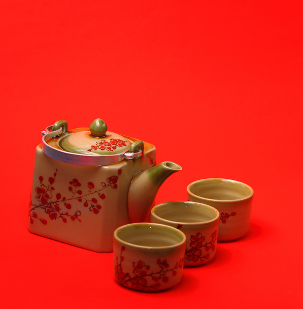 conjunto de chá asiático - Foto, Imagem