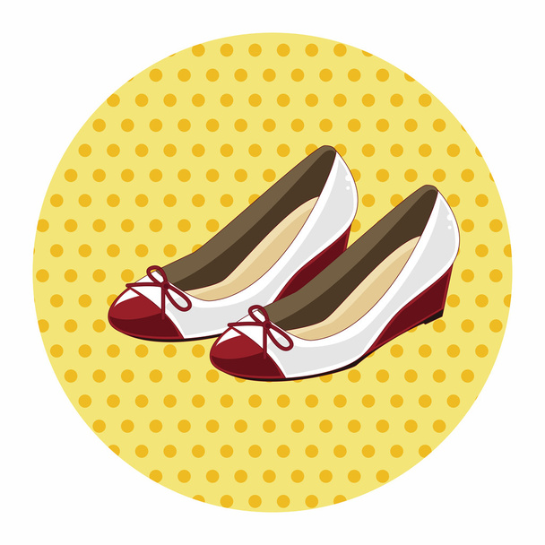 High-heeled shoes style theme elements - Vektor, obrázek