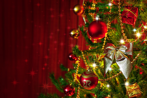 Weihnachtsbaum-Detail - Foto, Bild