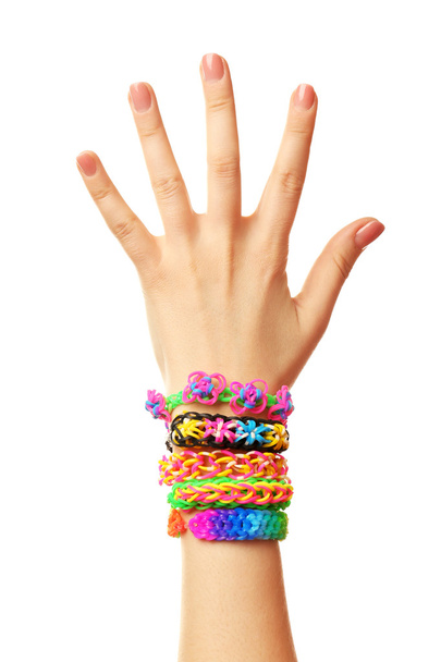Female hand with bracelets - Photo, Image
