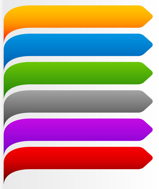 Banners, bookmarks  set - Vector, Image