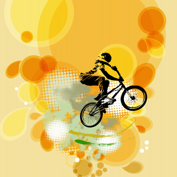 BMX biker ilustración
 - Foto, imagen