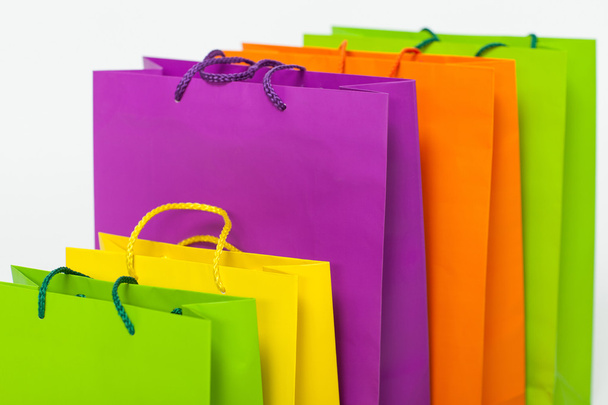 Multicolored shopping bags - Fotó, kép