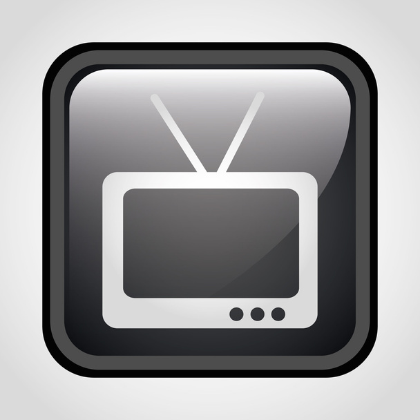 TV-Ikone  - Vektor, Bild