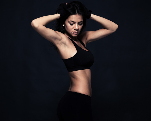 Portrait of a fitness woman  - Photo, image