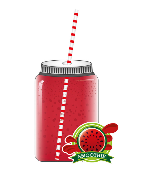 fruit smoothie - Vector, afbeelding