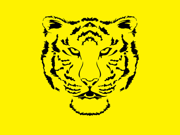 Cabeça de tigre - Vetor, Imagem