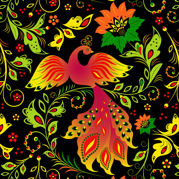 πολύχρωμο πουλί - Διάνυσμα, εικόνα