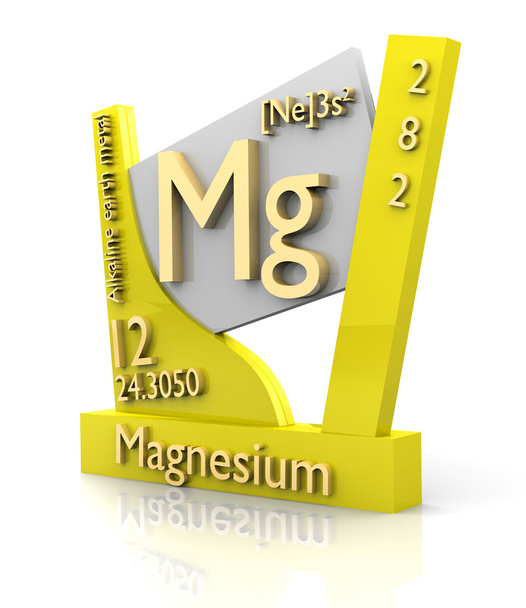 Magnesium form Periodic Table of Elements - V2 - Photo, Image