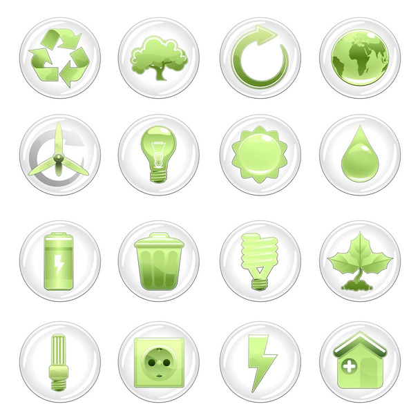 Símbolo ecológico y energético
 - Vector, imagen