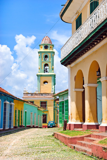 színes kubai falu - Fotó, kép