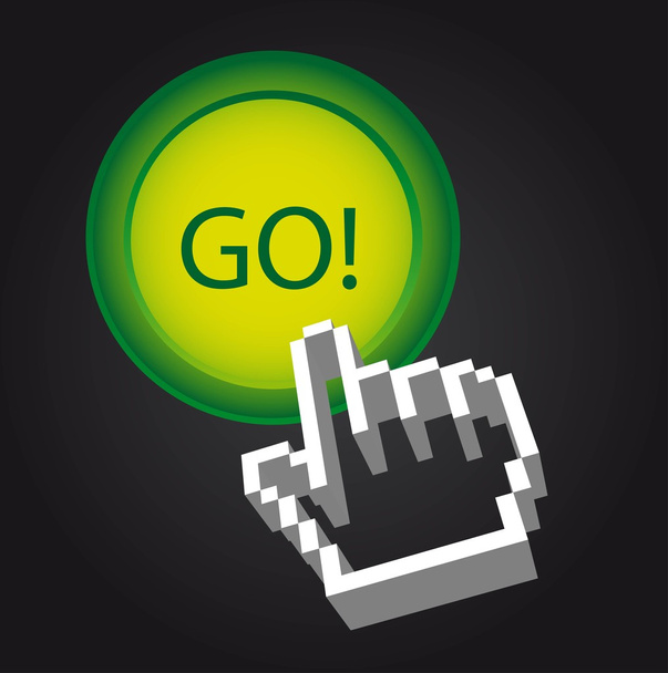 Кнопка Go
 - Вектор,изображение