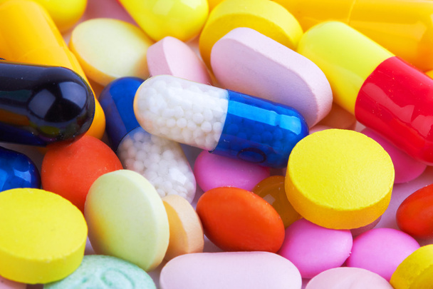 pills and capsules - Foto, Bild