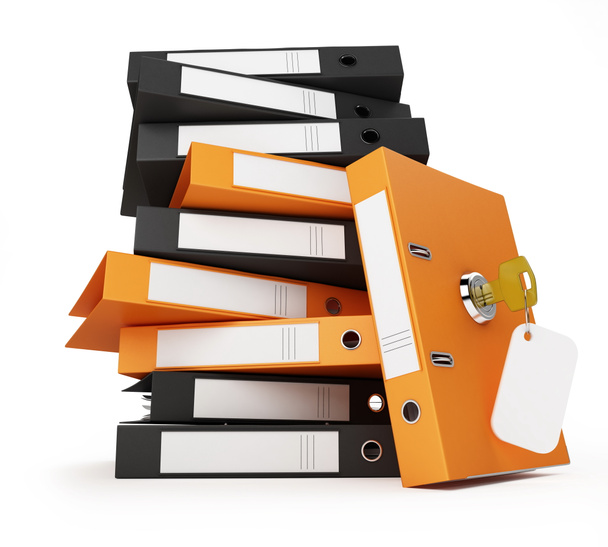 zabezpieczenie dokumentów i folderów - Zdjęcie, obraz
