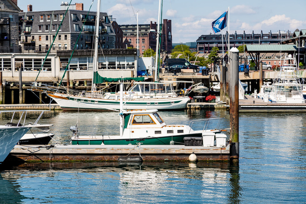Boats in Boston Harbor - 写真・画像